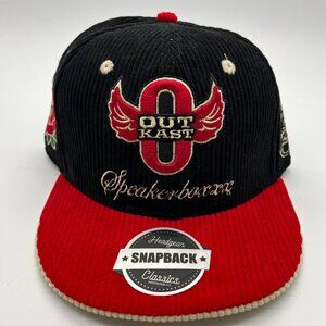 Outkast Love Below Corduroy Snapback Hat Cap Adult Black Headgear Classics NEW
